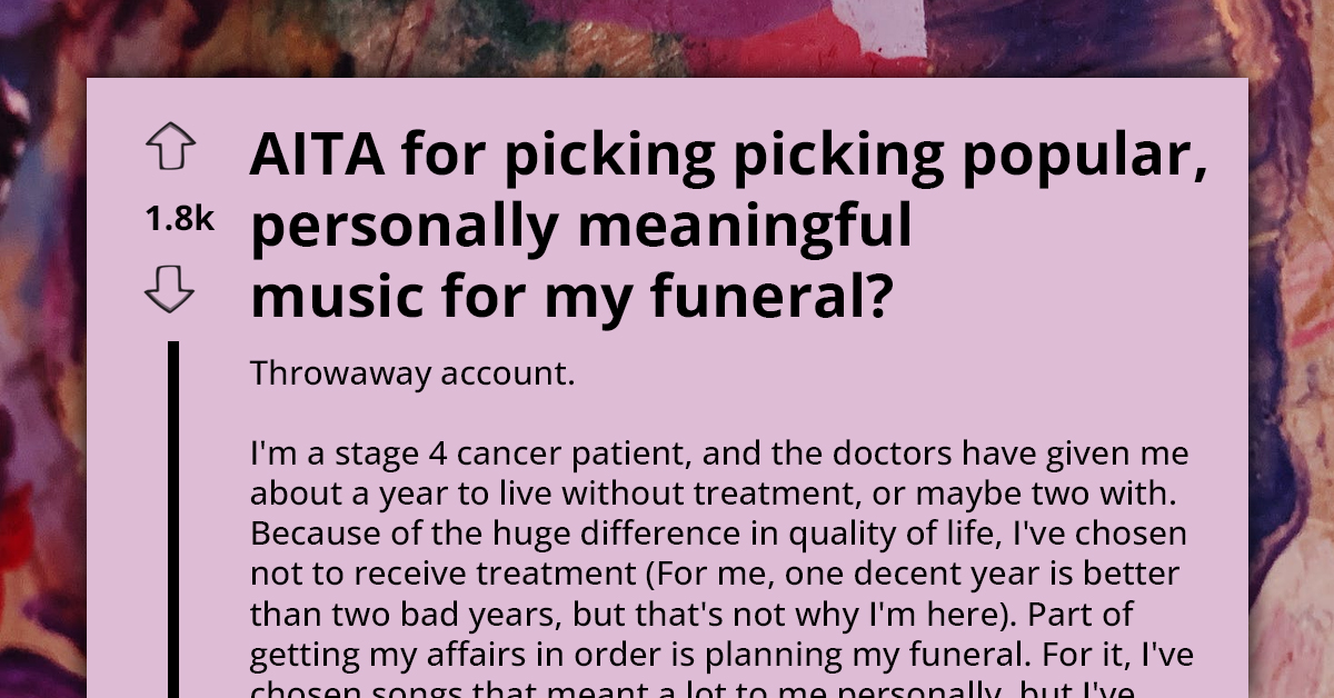 Bride-To-Be Faces Dilemma With Friend's Chosen Funeral Music Possibly Playing At Her Wedding