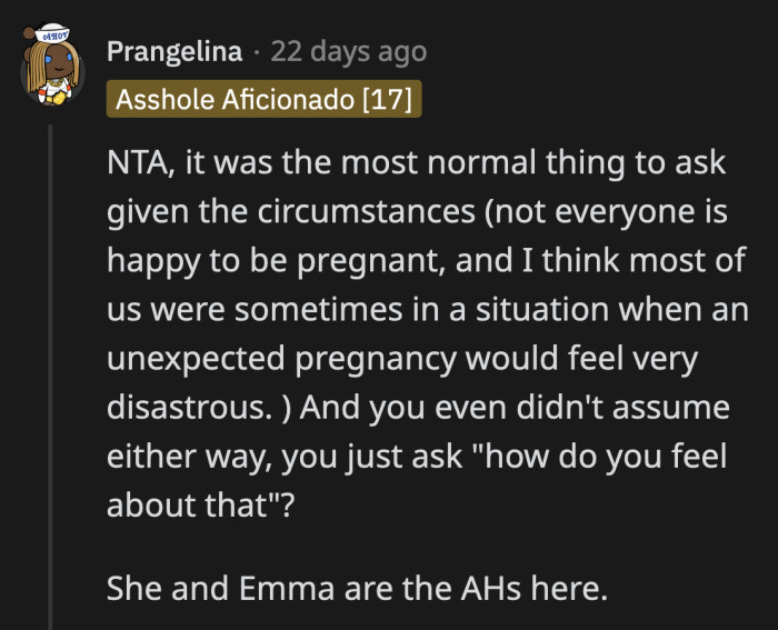They were judging OP while sitting in front of her. How immature are they? OP was right; Molly could have talked to her if she was hurt by what OP said. She chose to backstab her as if they were in high school.