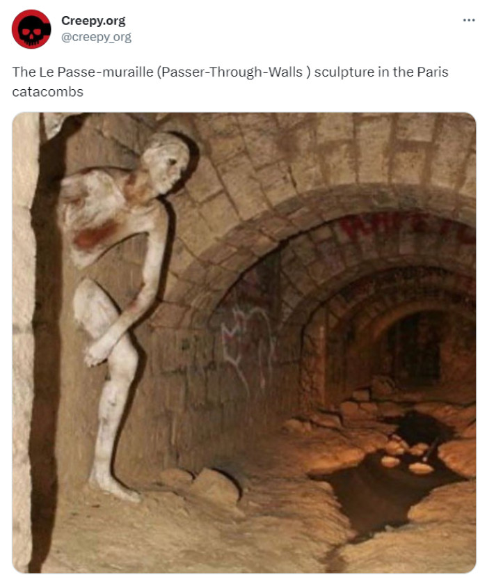 4. What I'm gathering is that France is full of terrifying sculptures