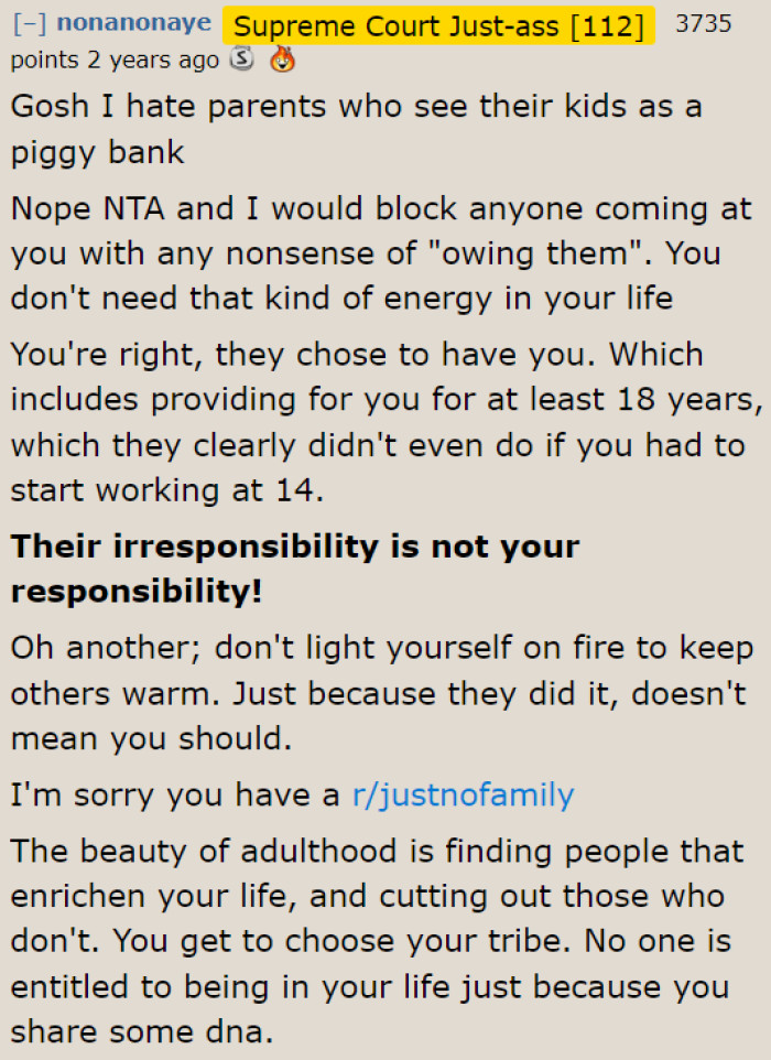 These parents shouldn't involve their children over their own irresponsibility.