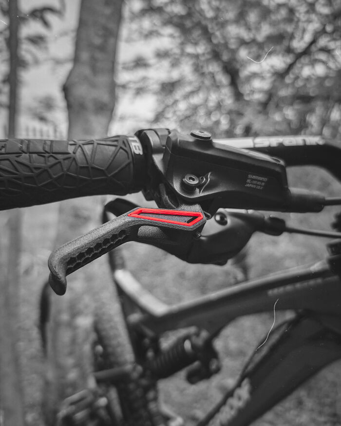 "3D Printed Bicycle Brake Levers, Because Why Not"