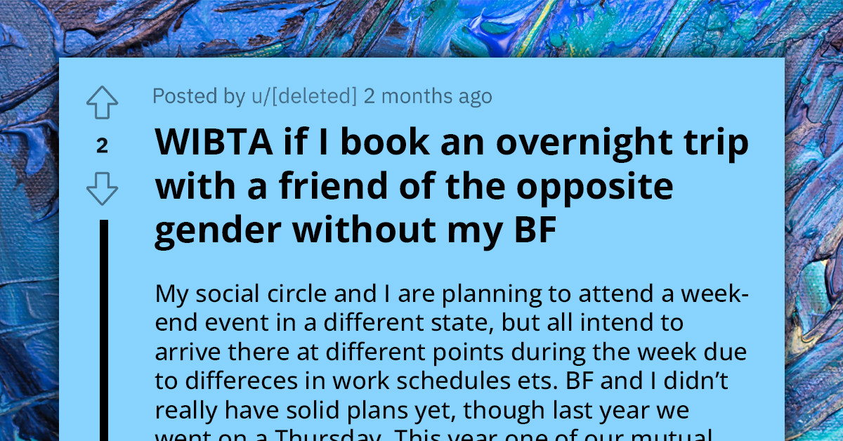 Lady Wants To Book An Overnight Trip With Male Friend, Feels Guilty About Sleeping In The Same Room