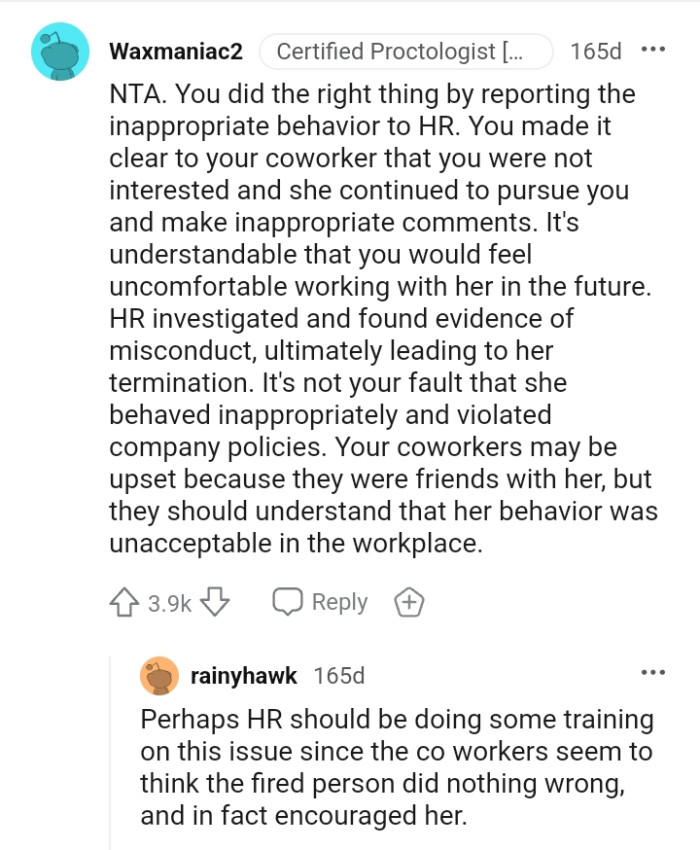 It's Understandable That the OP Would Feel Uncomfortable Working with Her in the Future