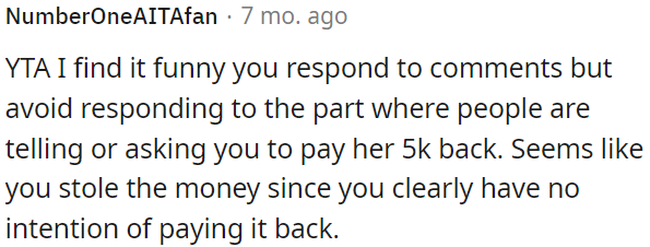 OP's lack of intention to return the money strongly suggests that he took it without permission.