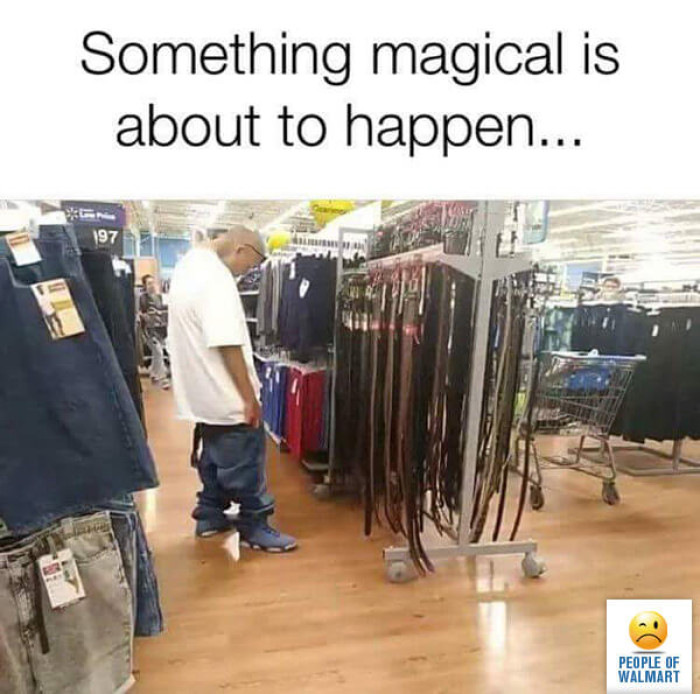 24. Finally, someone has seen the light while inside Walmart!!!!