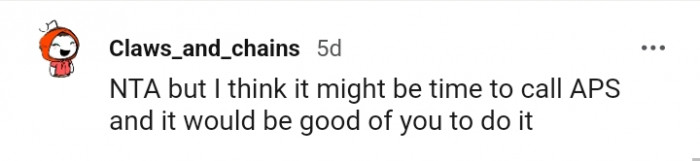 It might be time to call the APS