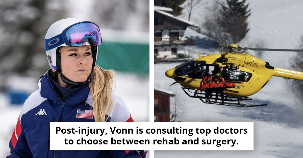 Lindsey Vonn Suggests Comeback to Skiing After Facing Amputation Risk Following Devastating Olympic Accident
