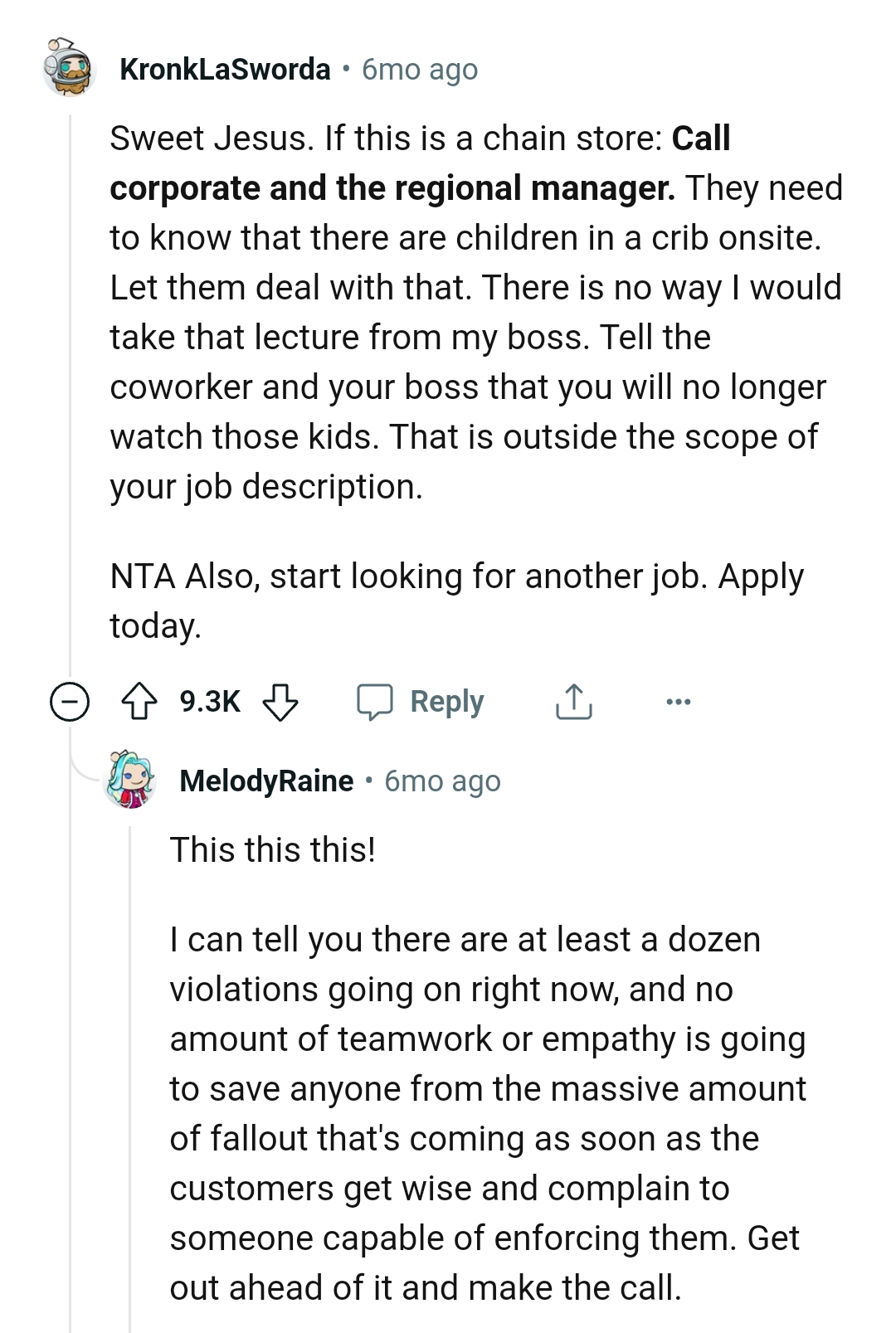 OP Should Start Looking for Another Job