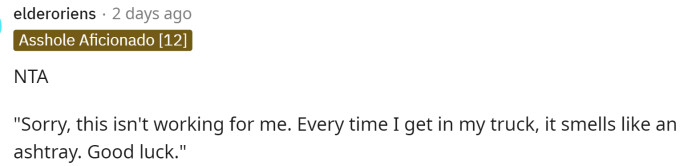 One person advised OP to be very blunt about how he feels and to cut off the rides that way.