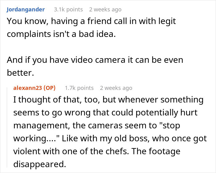 The cameras magically 