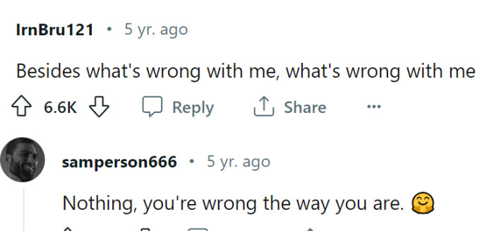 She needs a straight answer, not beating around the bush...