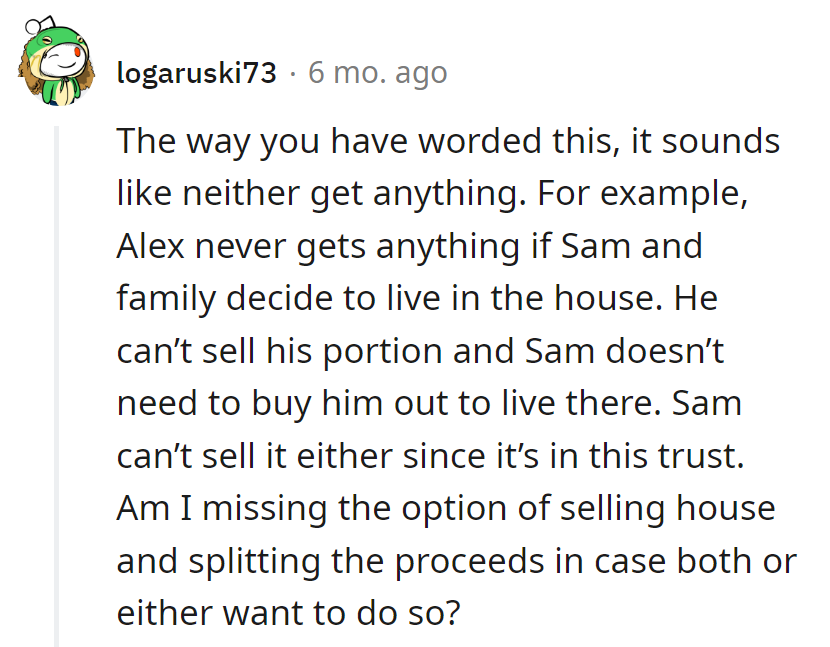 Estate planning or escape room? The way it's set up, seems like the house is on a lockdown.