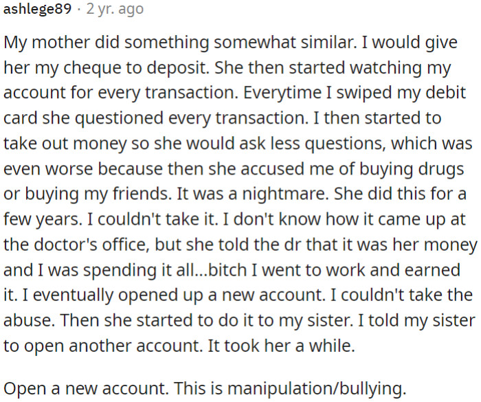 It's Important to Recognize Manipulative Behavior and Take Steps to Protect One's Financial Independence.