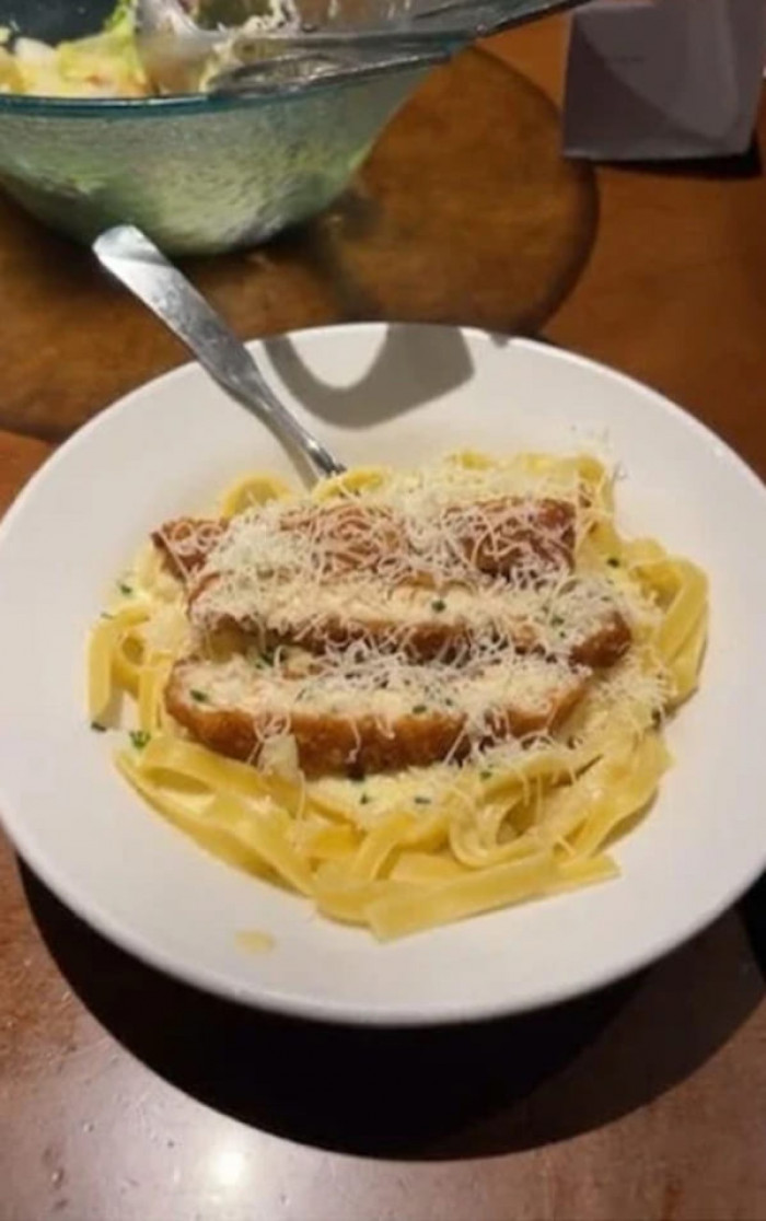 “Never-ending, but they bring you a smaller bowl the next time. They know you're taking it home.”