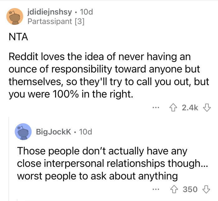 There is nothing wrong with how Op handled the situation.