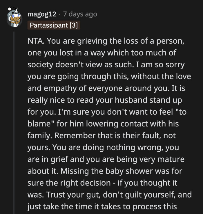 What OP and her husband are going through is unimaginable