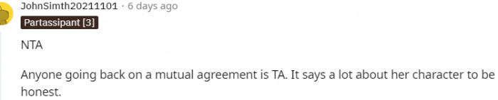 11. This really says a lot about her character