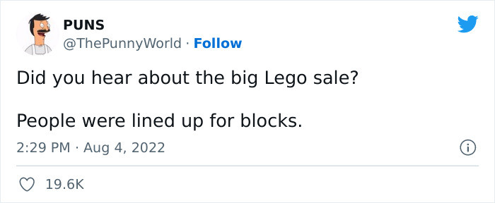 40. Every good pun needs firm foundations to build on