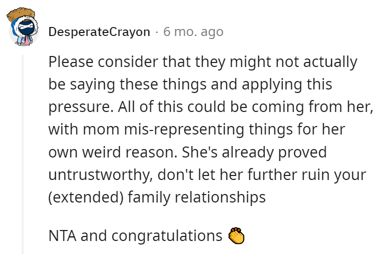 Don't let her ruin any more relationships