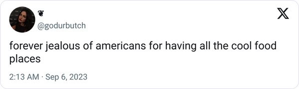 39. The cool food places