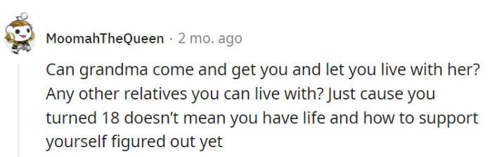 Could Grandma offer a room-service rescue?