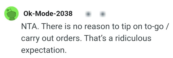 A ridiculous expectation