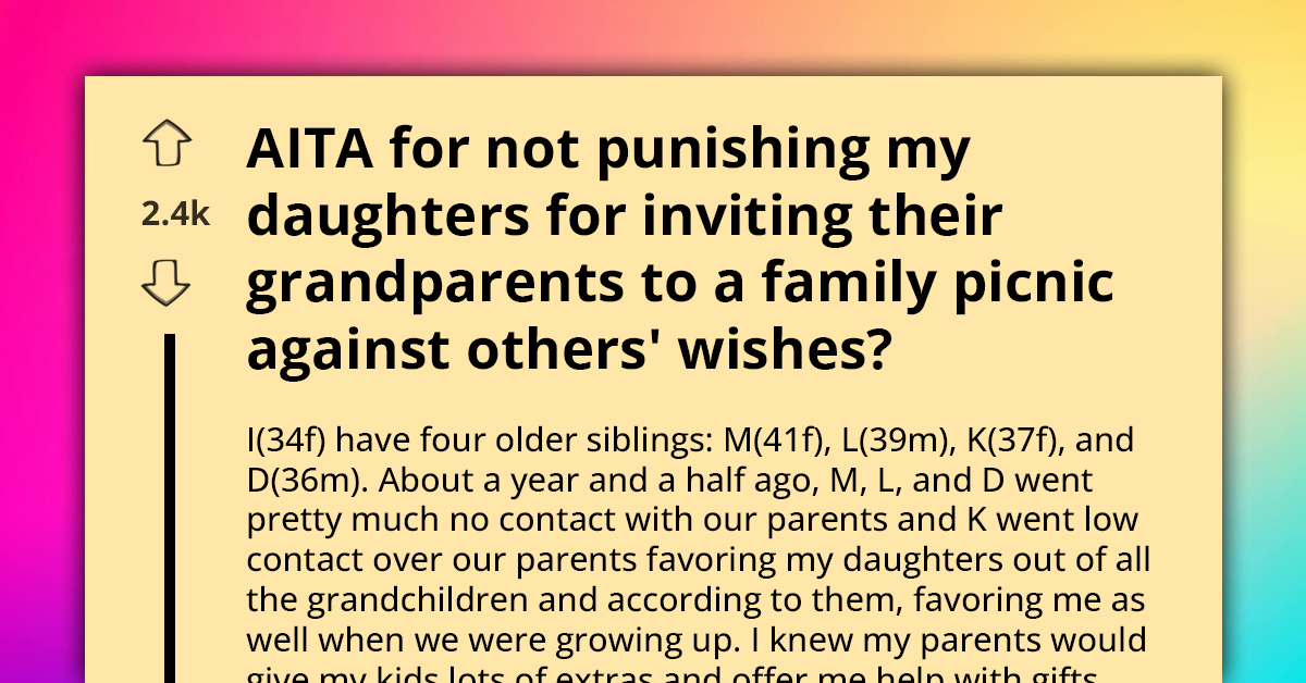 Woman Caught Up In Sizzling Family Feud After Teen Daughters Secretly Invite Estranged Grandparents To Family Event