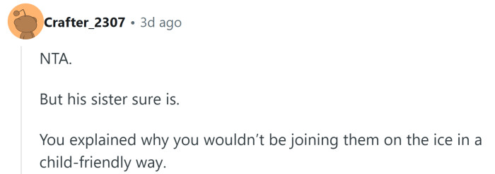 His sister is the AH!