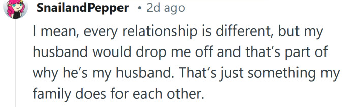 Every relationship is different.