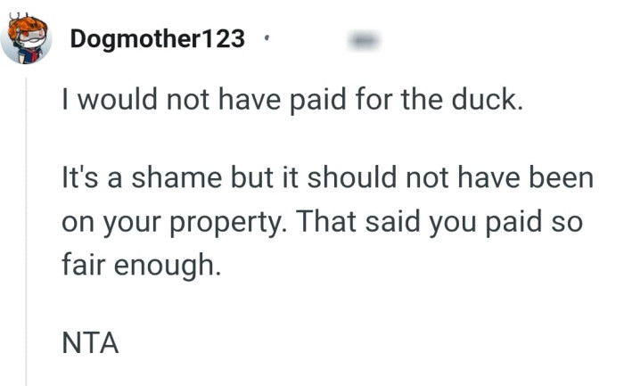 Let's head into the comments section and find out what other Redditors have to say about the story