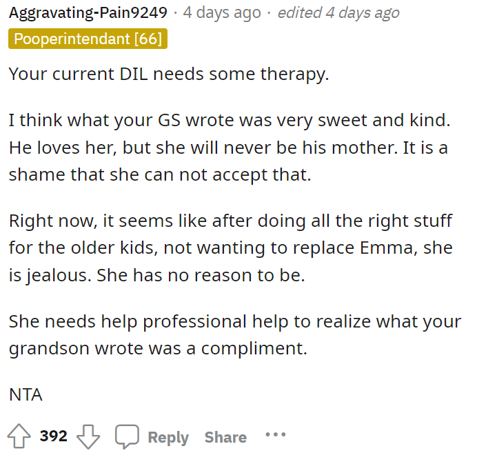 Yes, we agree that the DIL probably does need some therapy.