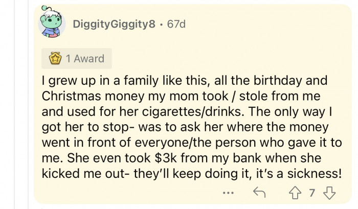 Dealing with inconsiderate parents is the absolute worst.