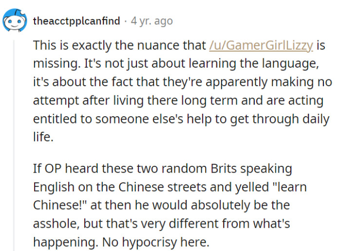 It's common sense, not hypocrisy!