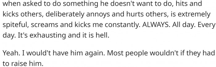 And OP is honest about those challenges.