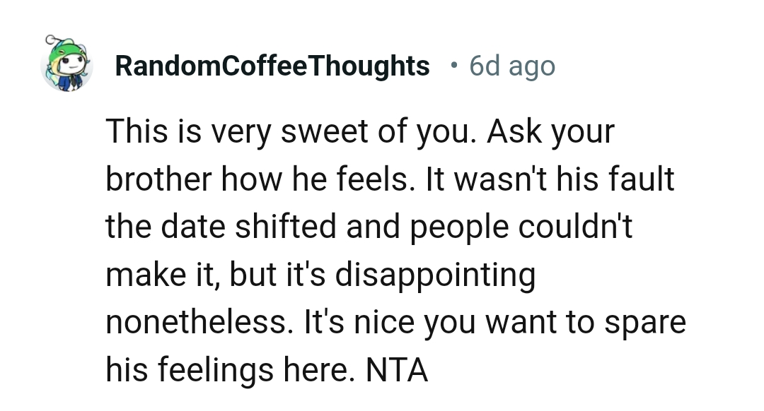 It is disappointing nonetheless