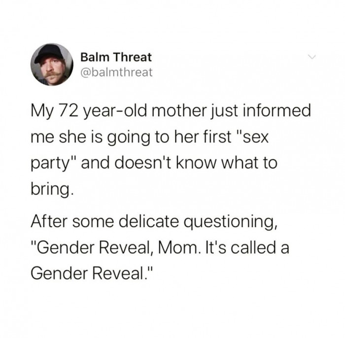 1. Sex Party - Gender Reveal