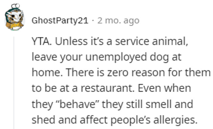 Them behaving isn't enough