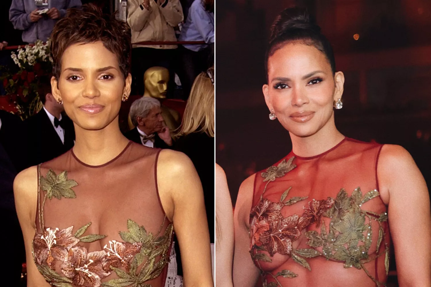 Halle Berry then (2002) vs. now (2024)
