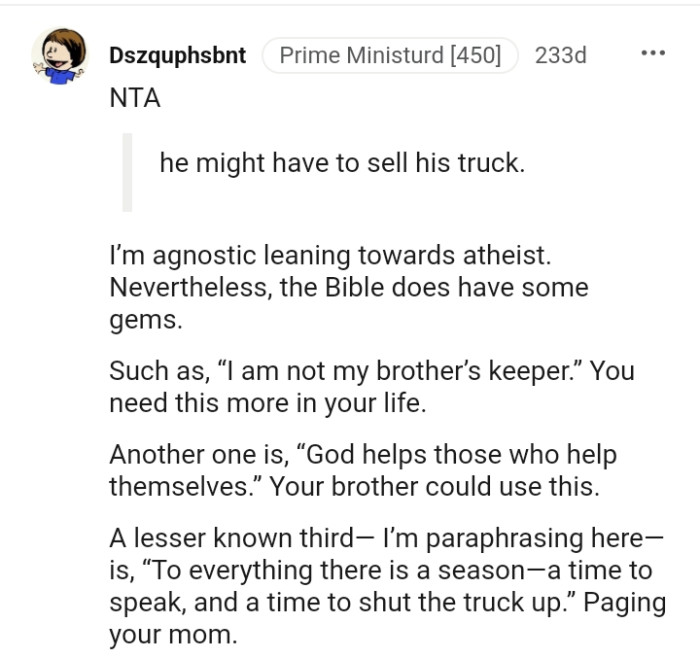 The OP needs this more in his life