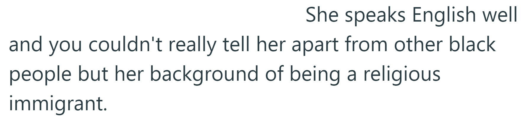 He mentioned that his mom is a 