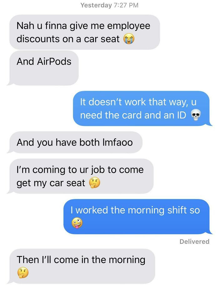 "An Old Coworker Of Mine Bashed Me For Getting A New Job And Now Wants My Employee Discount"