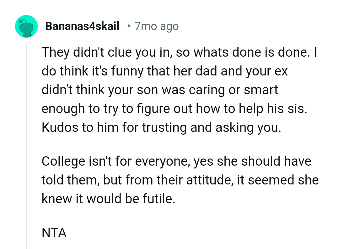 College is not for everyone