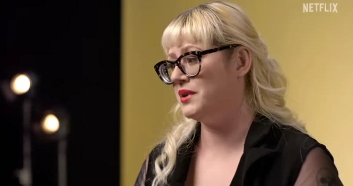 Shandi in a vulnerable reality show setting, highlighting privacy and producers responsibility