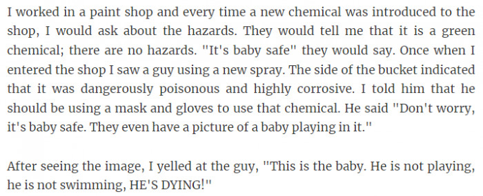 20. Oh, it's baby-safe