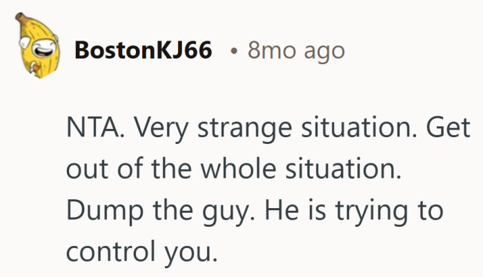 There is very little patience left in this take. Once control enters the conversation, the advice shifts from fixing to leaving.