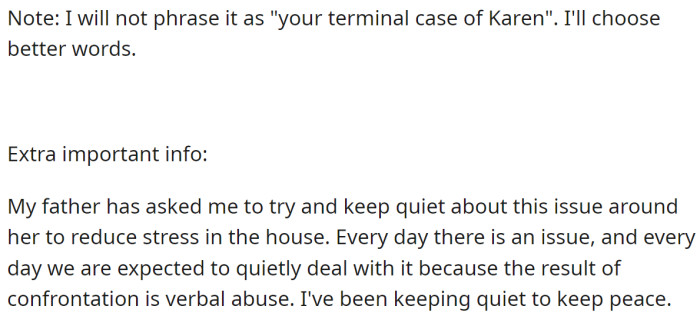 But their father believes it's not a good idea.