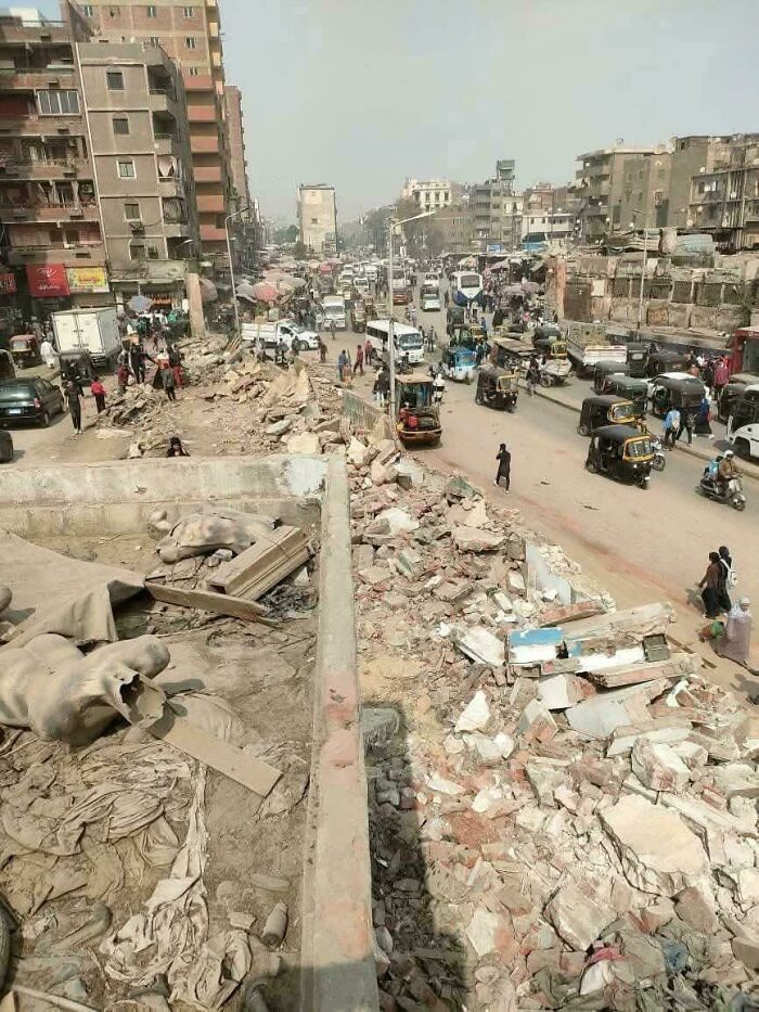 Imbaba, Cairo, Egypt. No Air Strikes Or Ground Invasion, Just Natural