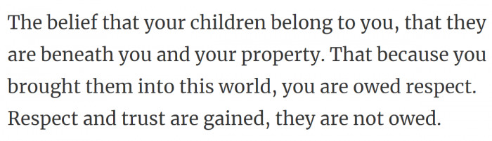 A child is also a person