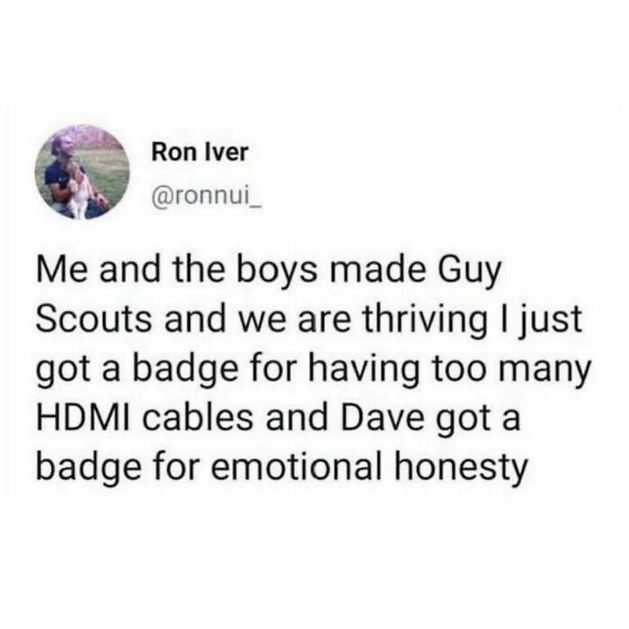 40. The badges say it all