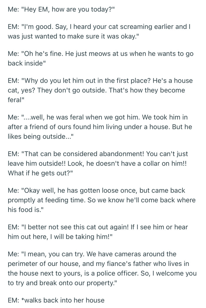 Here’s how the conversation went